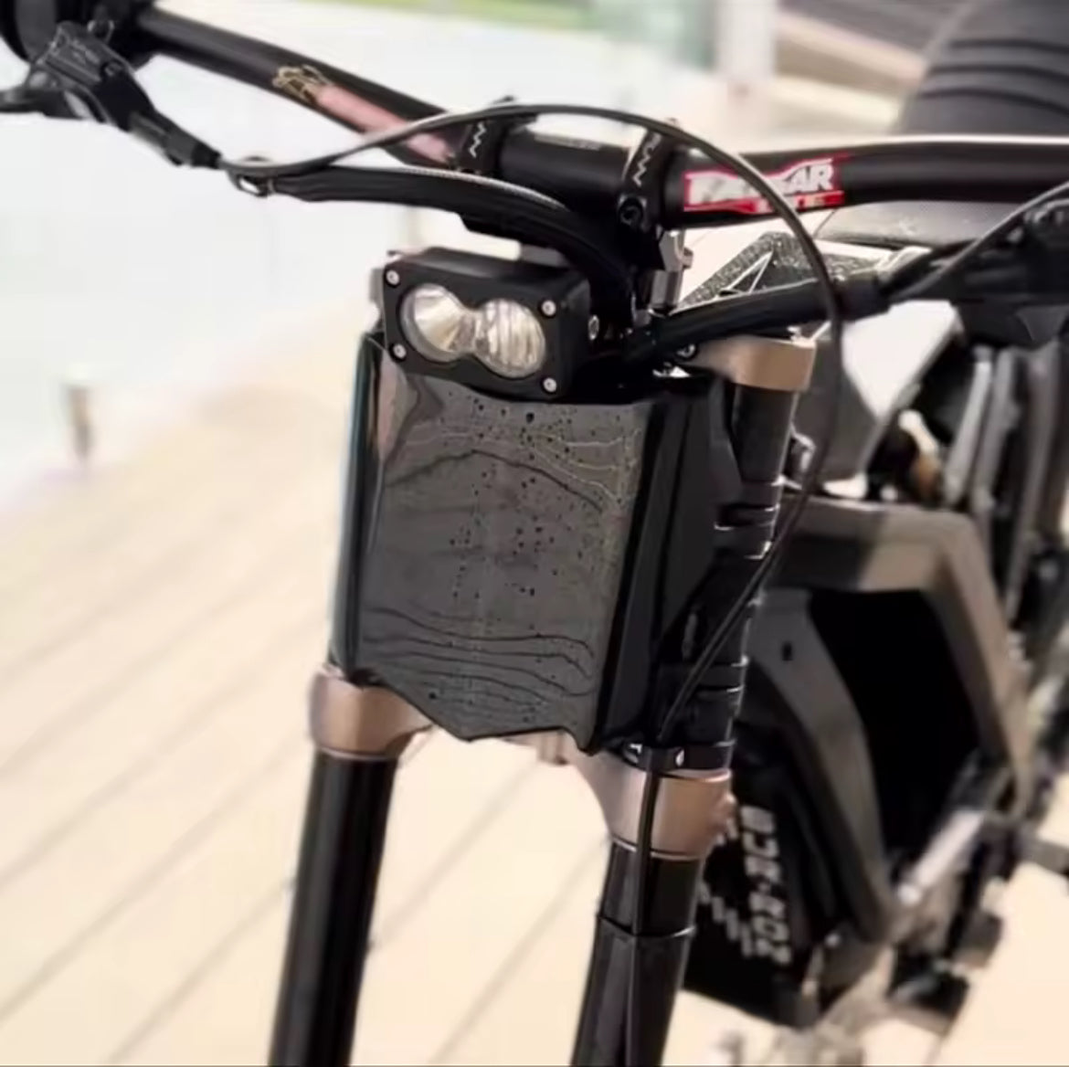 Glossy “Motocutz” Front Plate (fits all emotos)